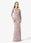Namshi x Sweetheart Neckline Beaded Embellished Gown 1