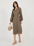 styli-wrap-front-balloon-sleeves-midi-dress-1