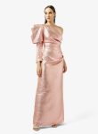 Namshi x One Shoulder Shimmer Gown 1
