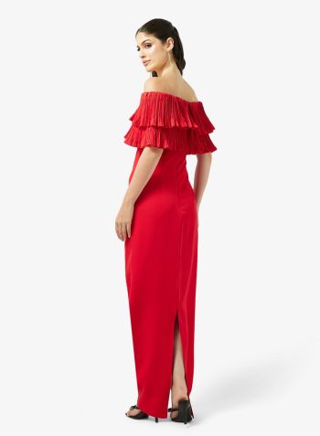 Namshi x Off Shoulder Dress With Statement Ruffles 2