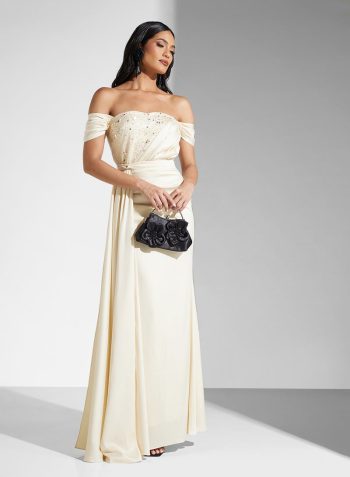 Namshi x Off-Shoulder Evening Dress 1