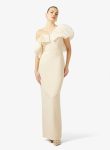 Namshi x One Shoulder Ruffle Detail Evening Gown 1