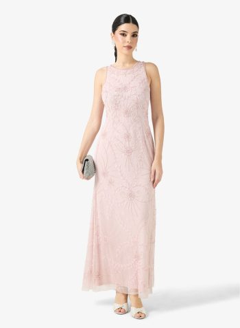 Namshi x Floral Embroidered Evening Dress 1