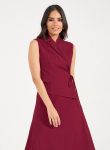 styli-plain-tie-up-sleeveless-blazer-midi-dress-1