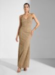 Namshi x Strappy Bodycon Shimmer Dress 1