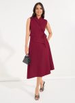 styli-plain-tie-up-sleeveless-blazer-midi-dress-1