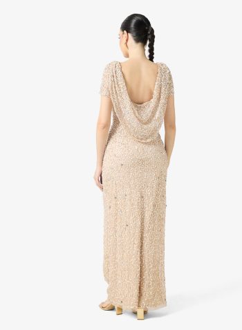 Namshi x Sequin Embellished Dress With Back Cowl 2