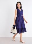 styli-navy-blue-schiffli-hem-midi-dress-1