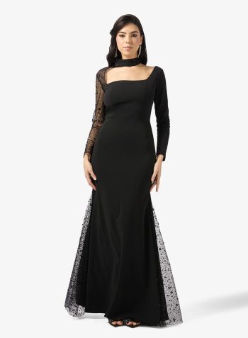 Namshi x Sequin Embellished A Line Evening Gown 1