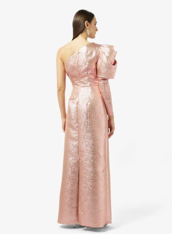 Namshi x One Shoulder Shimmer Gown 2