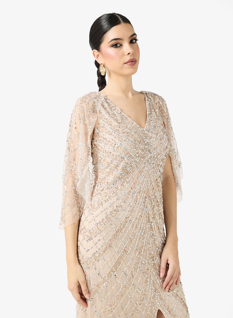 namshi-x-sequin-embellished-evening-dress-3 Namshi x Sequin Embellished Evening Dress 3