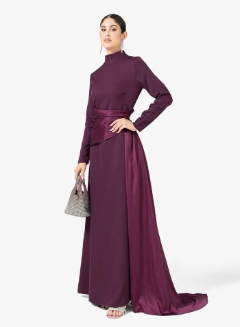 Namshi x Satin Panel Maxi Dress 2