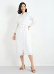 styli-white-buttoned-midi-dress-with-3-4-sleeves-1