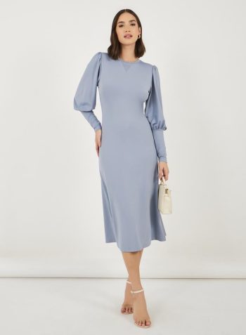 Styli Balloon Sleeve Dress 1