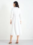 styli-white-buttoned-midi-dress-with-3-4-sleeves-1