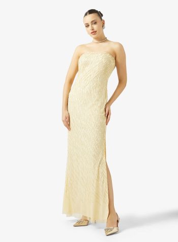 Namshi x Bandeau Beaded Embellished Gown 1